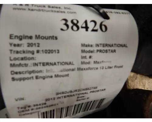 INTERNATIONAL Maxforce Engine Mounts