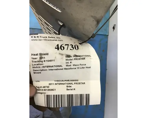 INTERNATIONAL Maxx Force 804 Heat Shields
