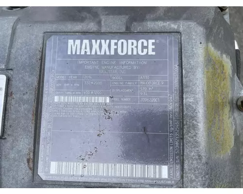 INTERNATIONAL MaxxForce 9 Engine Assembly