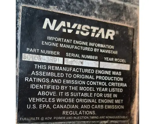 INTERNATIONAL MaxxForce 9 Engine Assembly
