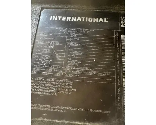 INTERNATIONAL MaxxForce-A26 Engine Assembly
