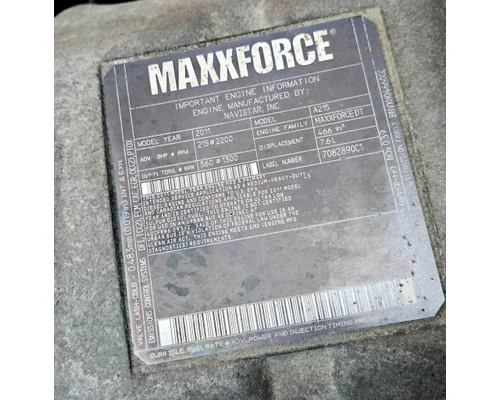 INTERNATIONAL MaxxForce DT Engine Assembly