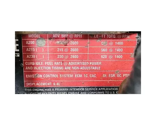 INTERNATIONAL Maxxforce 7 Engine Assembly