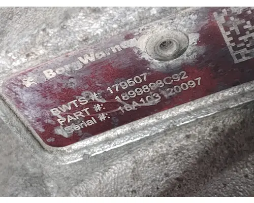 INTERNATIONAL Maxxforce 9 TurbochargerSupercharger