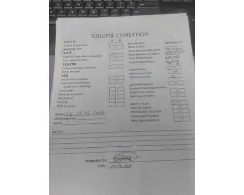 INTERNATIONAL N13 EPA 10 ENGINE ASSEMBLY