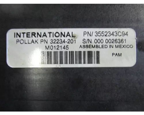 INTERNATIONAL PB105 Electronic Chassis Control Modules