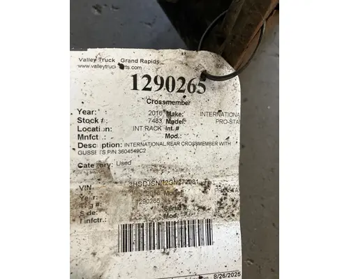 INTERNATIONAL PRO-STAR Crossmember