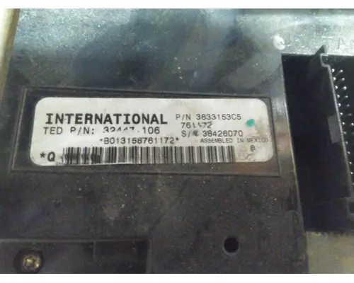 INTERNATIONAL PROSTAR 113 CAB CONTROL UNIT MODULE
