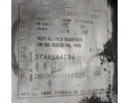 INTERNATIONAL PROSTAR 113 FUEL TANK