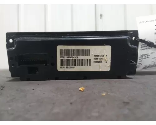 INTERNATIONAL PROSTAR 113 TEMPERATURE CONTROL