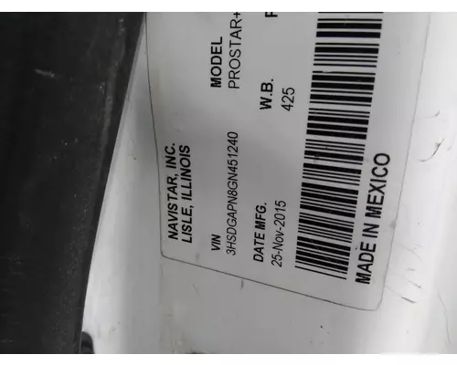 INTERNATIONAL PROSTAR 113 WHOLE TRUCK FOR RESALE