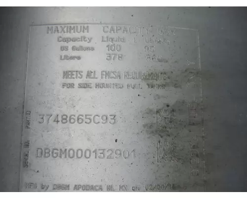 INTERNATIONAL PROSTAR 122 2007-2025 FUEL TANK
