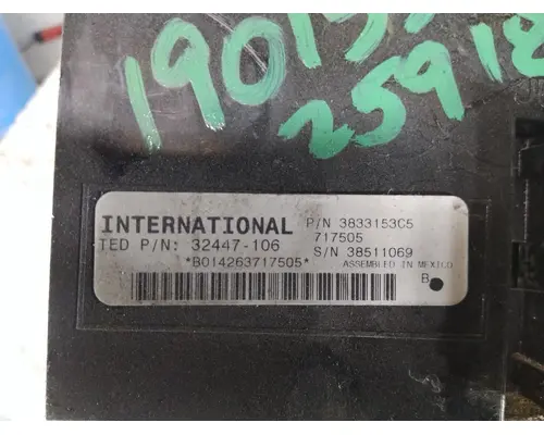 INTERNATIONAL PROSTAR 122 CAB CONTROL UNIT MODULE