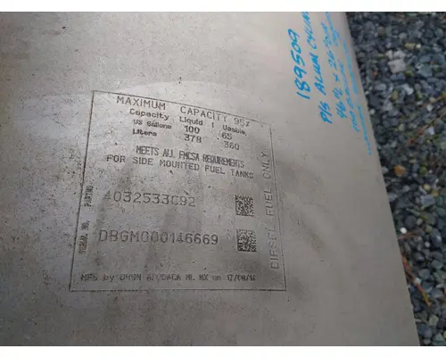 INTERNATIONAL PROSTAR 122 FUEL TANK