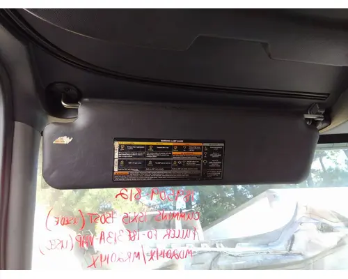 INTERNATIONAL PROSTAR 122 INTERIOR SUN VISOR