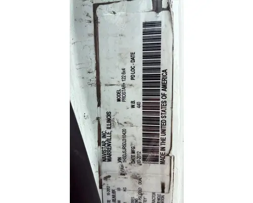 INTERNATIONAL PROSTAR 122 WHOLE TRUCK FOR RESALE
