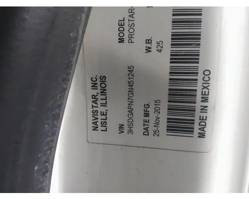 INTERNATIONAL PROSTAR 122 WHOLE TRUCK FOR RESALE
