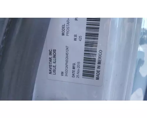 INTERNATIONAL PROSTAR 122 WHOLE TRUCK FOR RESALE
