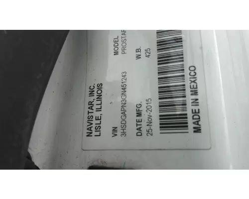 INTERNATIONAL PROSTAR 122 WHOLE TRUCK FOR RESALE