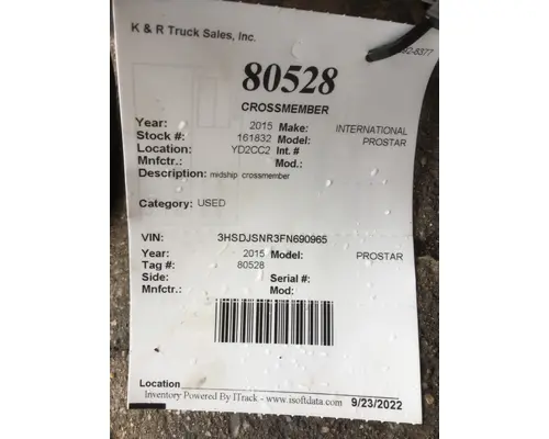 INTERNATIONAL PROSTAR 724 Crossmembers