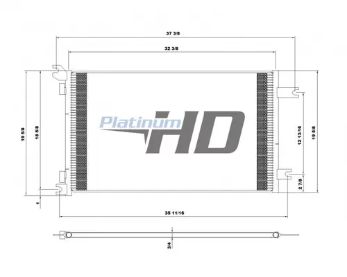 INTERNATIONAL PROSTAR AIR CONDITIONER CONDENSER