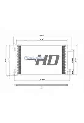 INTERNATIONAL PROSTAR AIR CONDITIONER CONDENSER