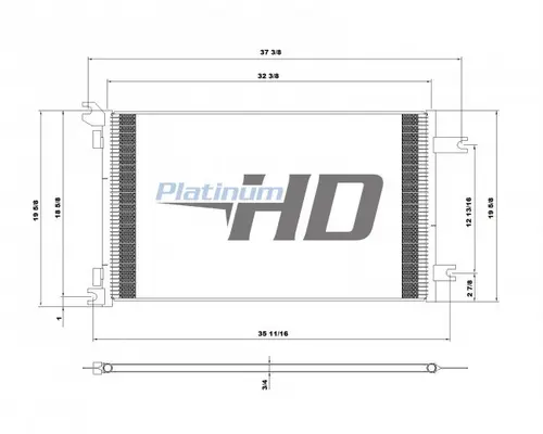 INTERNATIONAL PROSTAR AIR CONDITIONER CONDENSER