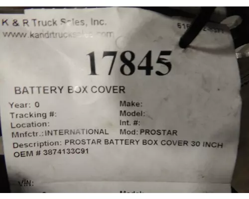INTERNATIONAL PROSTAR Battery Box