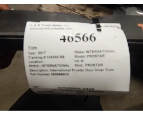 INTERNATIONAL PROSTAR Body Parts, Misc.