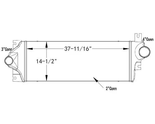 INTERNATIONAL PROSTAR CHARGE AIR COOLER (ATAAC)