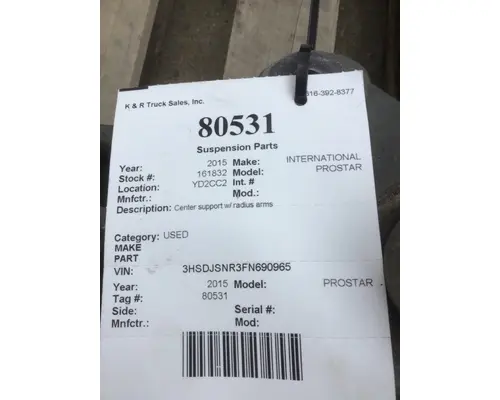 INTERNATIONAL PROSTAR Cab Air Ride