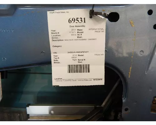 INTERNATIONAL PROSTAR Door Assembly, Front
