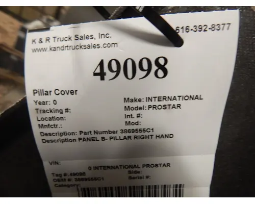 INTERNATIONAL PROSTAR Door Panel (Trim)