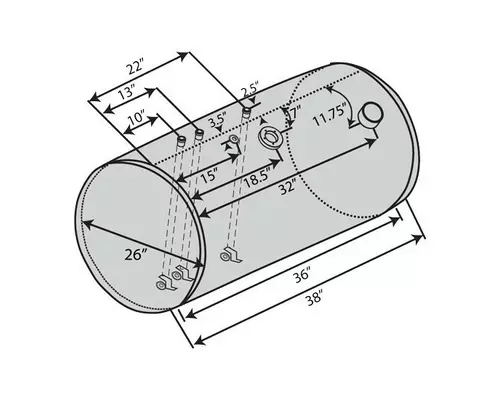 INTERNATIONAL PROSTAR FUEL TANK