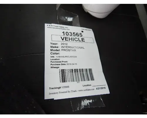 INTERNATIONAL PROSTAR Frame Horn