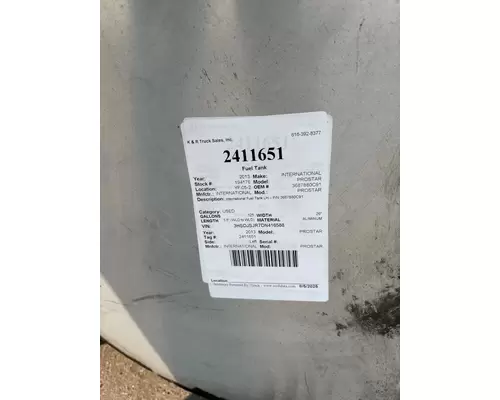INTERNATIONAL PROSTAR Fuel Tank