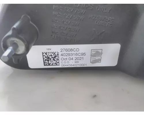 INTERNATIONAL PROSTAR Headlamp Assembly