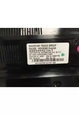 INTERNATIONAL PROSTAR Instrument Cluster