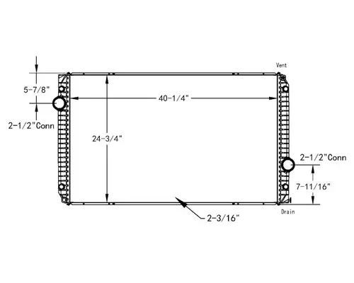 INTERNATIONAL PROSTAR RADIATOR ASSEMBLY