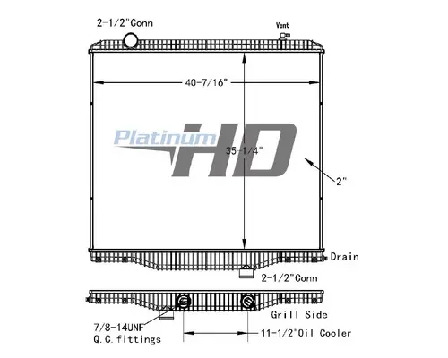 INTERNATIONAL PROSTAR RADIATOR ASSEMBLY