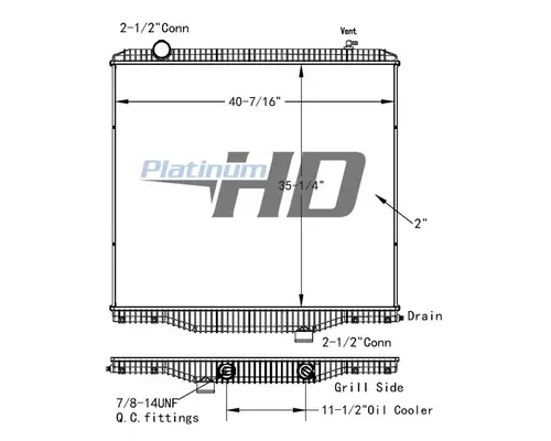 INTERNATIONAL PROSTAR RADIATOR ASSEMBLY