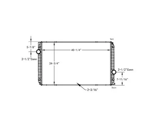 INTERNATIONAL PROSTAR RADIATOR ASSEMBLY