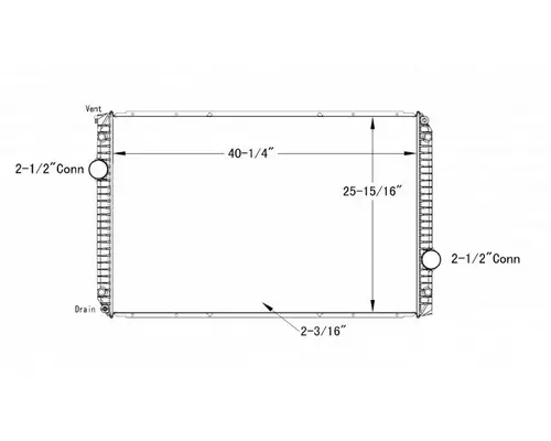 INTERNATIONAL PROSTAR RADIATOR ASSEMBLY