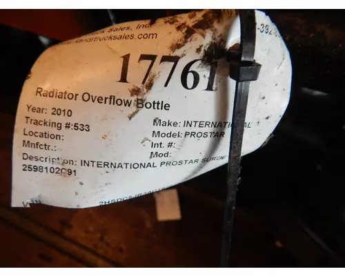 INTERNATIONAL PROSTAR Radiator Overflow Bottle