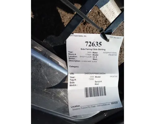 INTERNATIONAL PROSTAR Sleeper Fairing