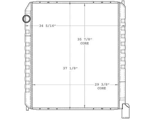 INTERNATIONAL Paystar Radiator