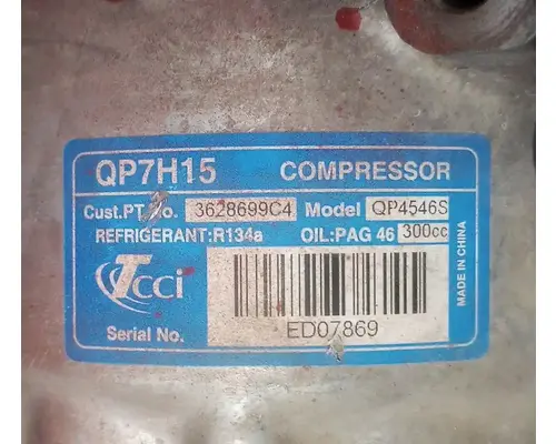 INTERNATIONAL ProStar Air Conditioner Compressor