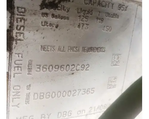 INTERNATIONAL ProStar Fuel Tank