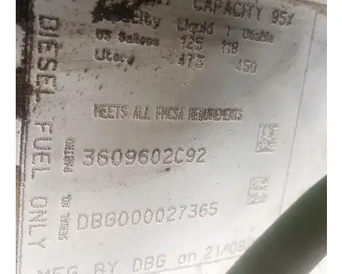 INTERNATIONAL ProStar Fuel Tank