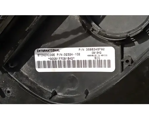 INTERNATIONAL ProStar Interior Parts, Misc.